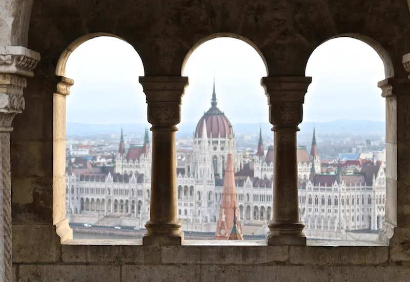 Views to Parliament from Fishermen's Bastion