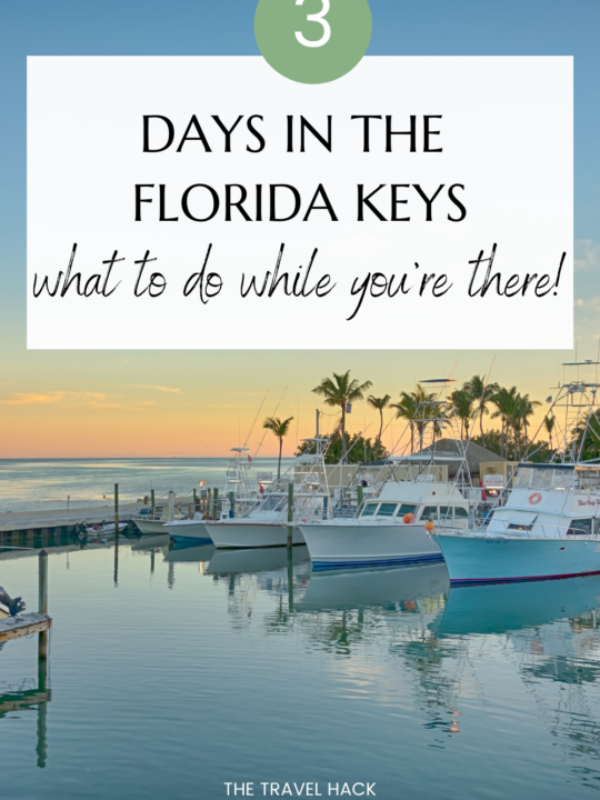 The perfect itinerary for 3-days in the Florida Keys