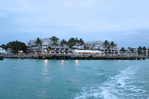 Boat ride to Latitudes Restaurant, Key West