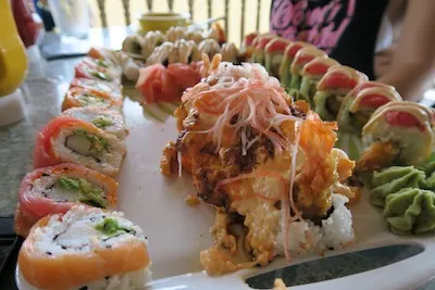 Sushi at Sunset Grille