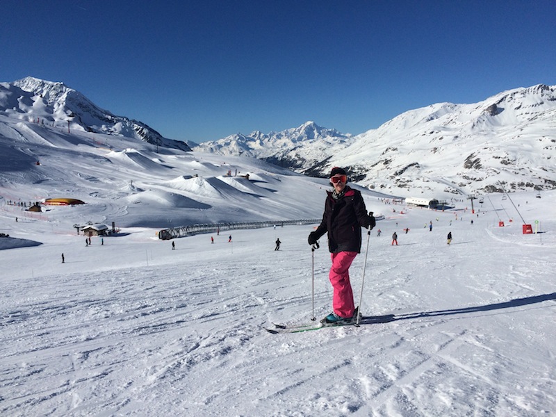 The Travel Hack - learning to ski in Tignes
