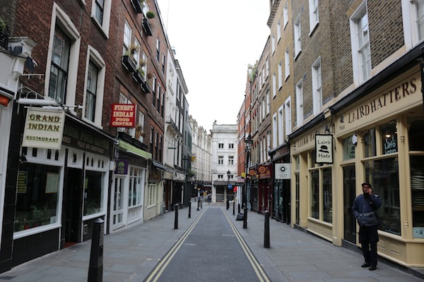Covent Garden side street, London
