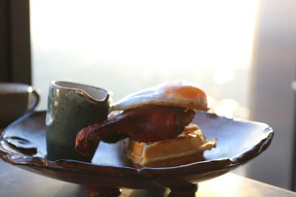 Duck and Waffle breakfast