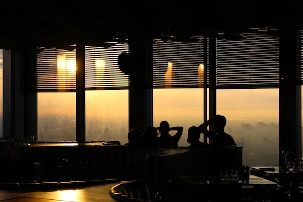 Sunrise at Duck and Waffle