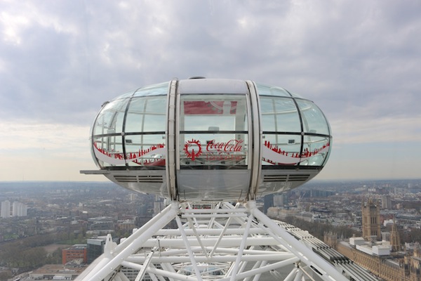 The Coca Cola London Eye pod