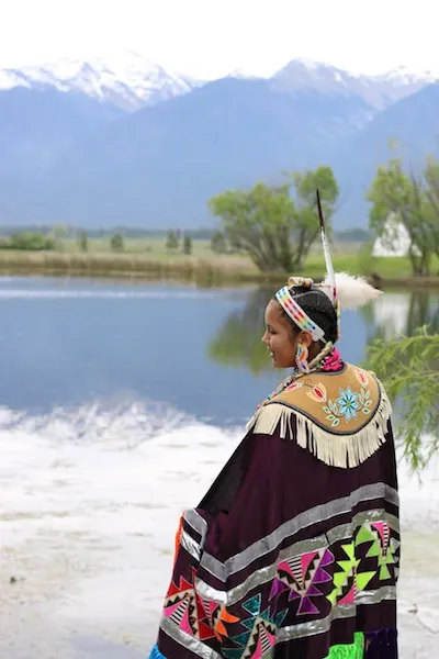 American Indian dance outfit