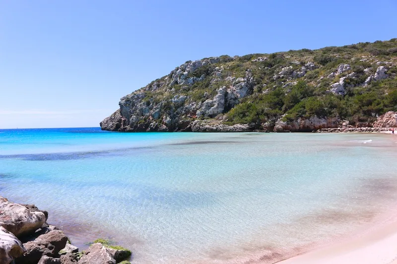 Cala en Porter Beach Menorca