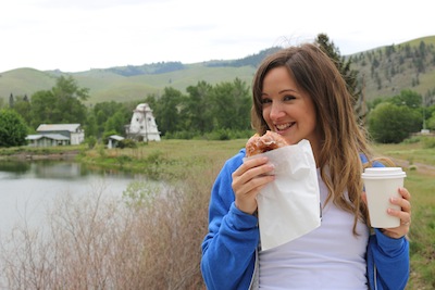 Donuts and coffee and the Windmill Bakery Montana