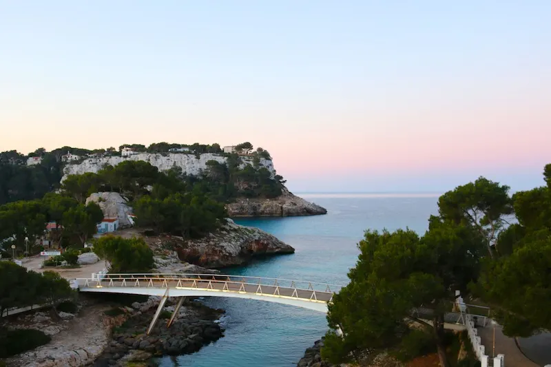 Sunrise in Menorca from hotel Audax