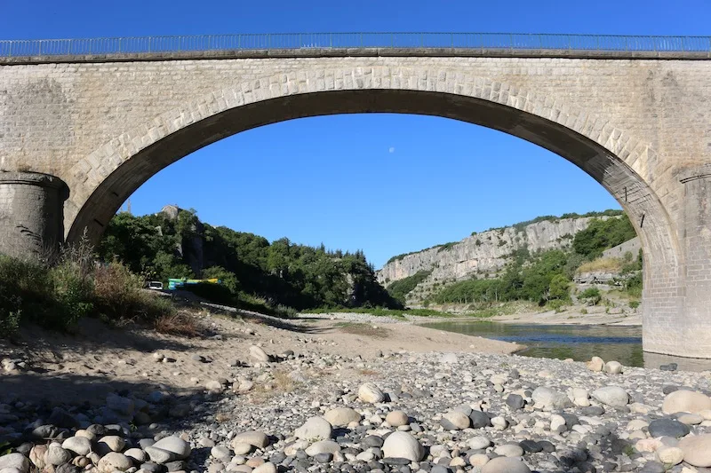 Bridge in Balazuc, Southern France