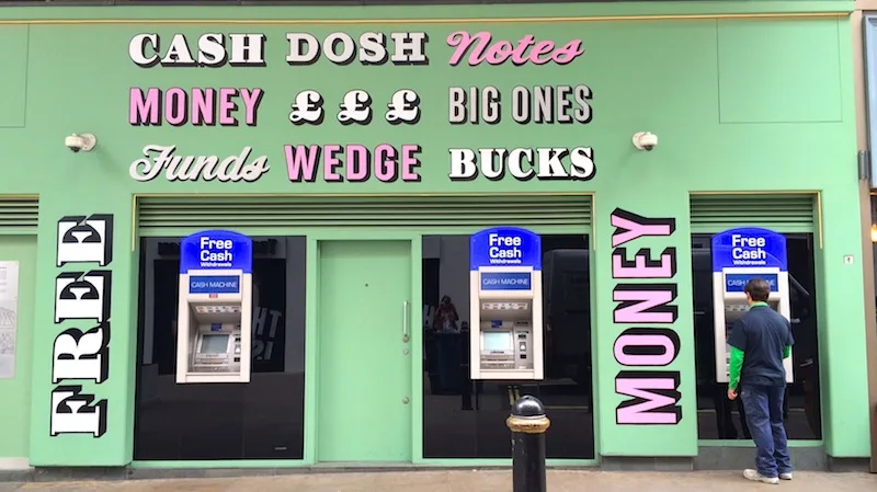 Cash dosh notes in London