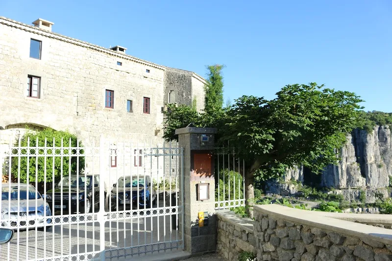 Chateau de Balazuc from the outside