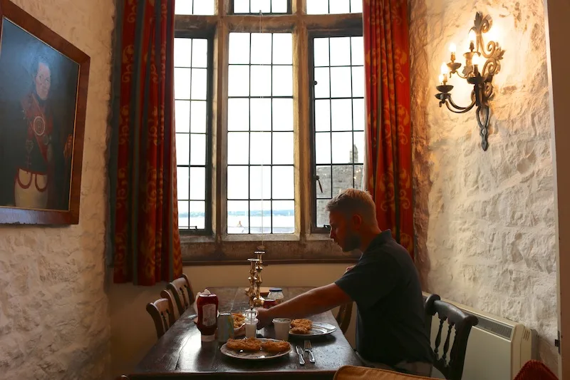 Dining in the Bath Tower