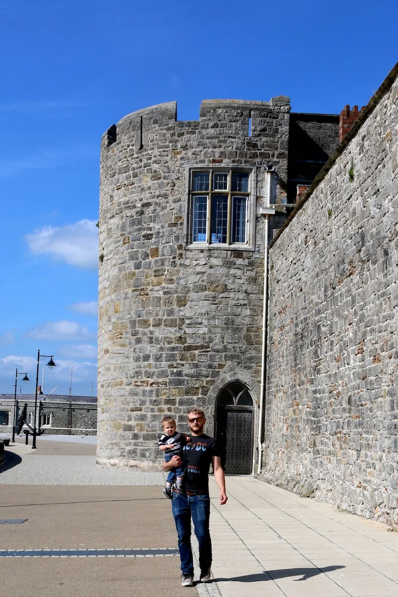 Outside Bath Tower, caernarfon