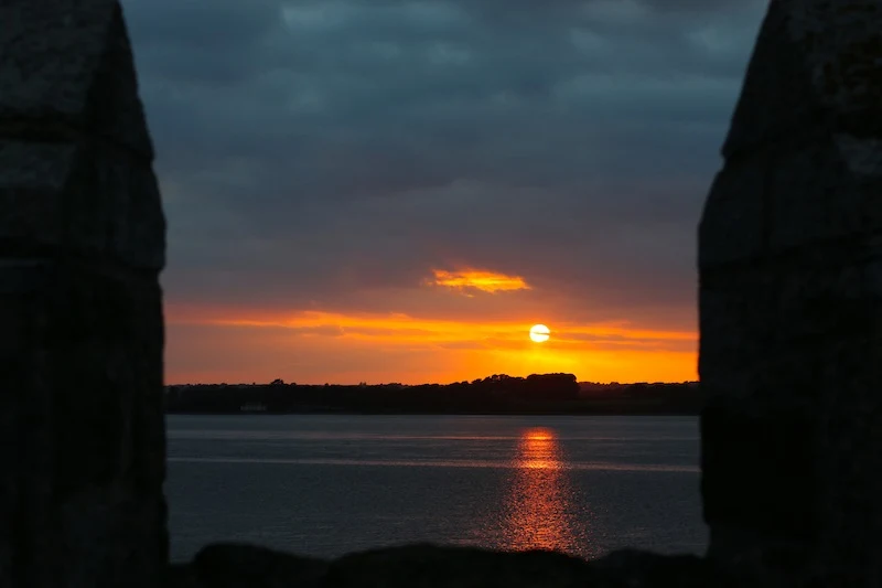 Sunset from Caernarfon Walls