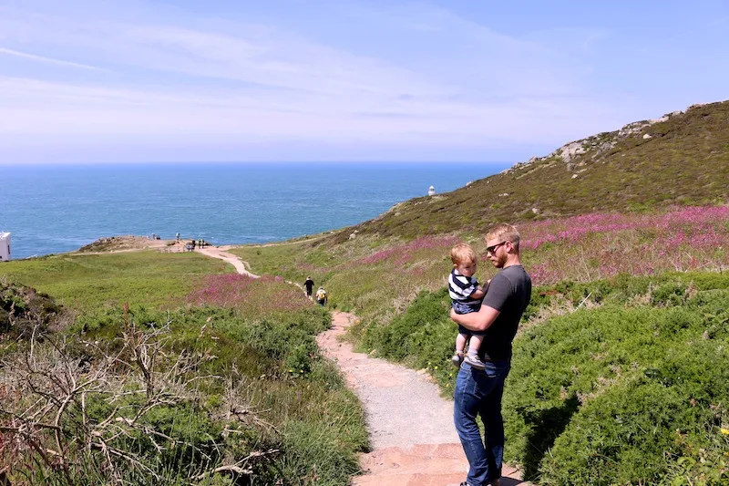 Views down to South Stack Lighthouse