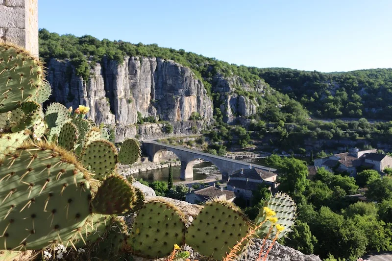 Views from castle in Balazuc