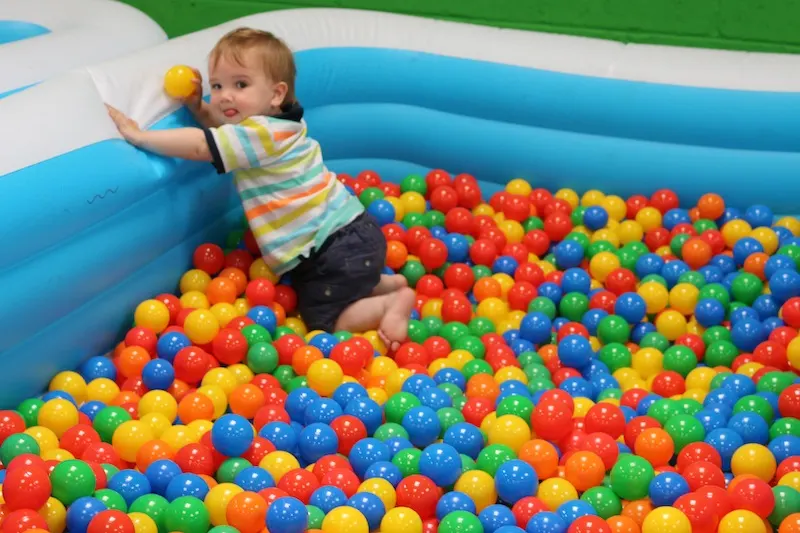 Featherdown Glamping in Lancaster play barn