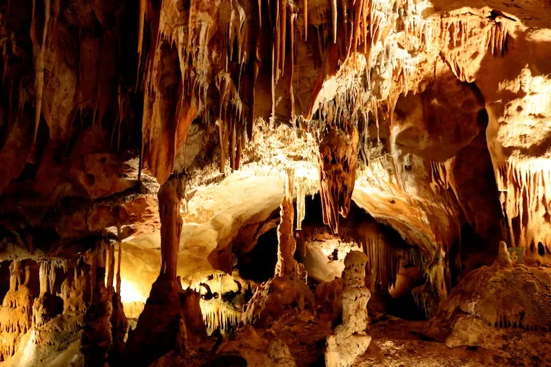Inside Madeleine Cave