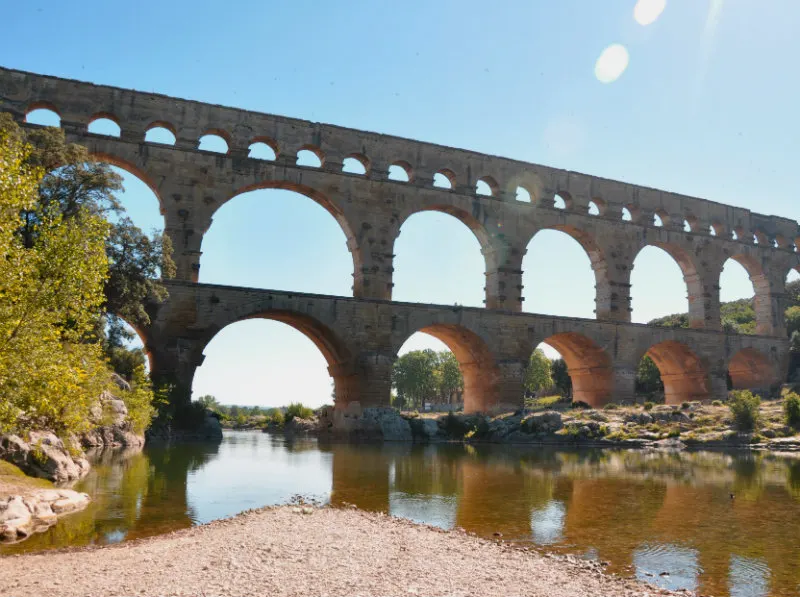 Pont du Gard and canoeing on the Gardon River