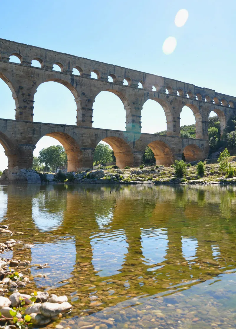 Pont du Gard and canoeing on the Gardon River