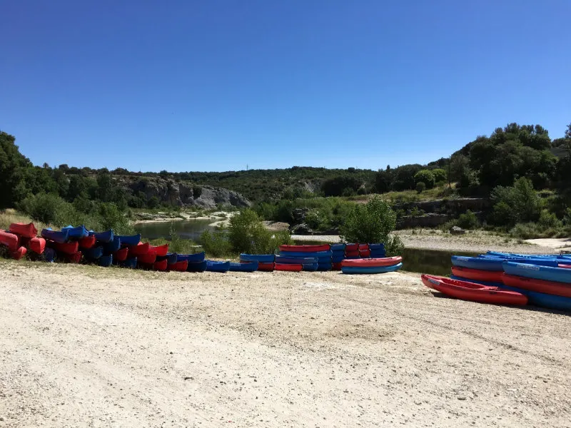 Pont du Gard and canoeing on the Gardon River