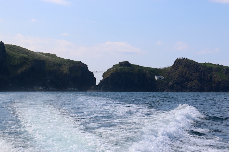 Carrick-a-Rede Rope Bridge from afar