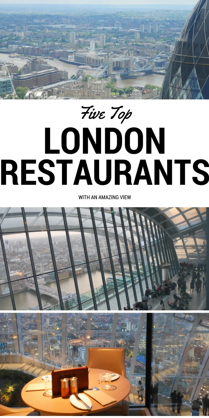 Top London Restaurants, Restaurants with a view