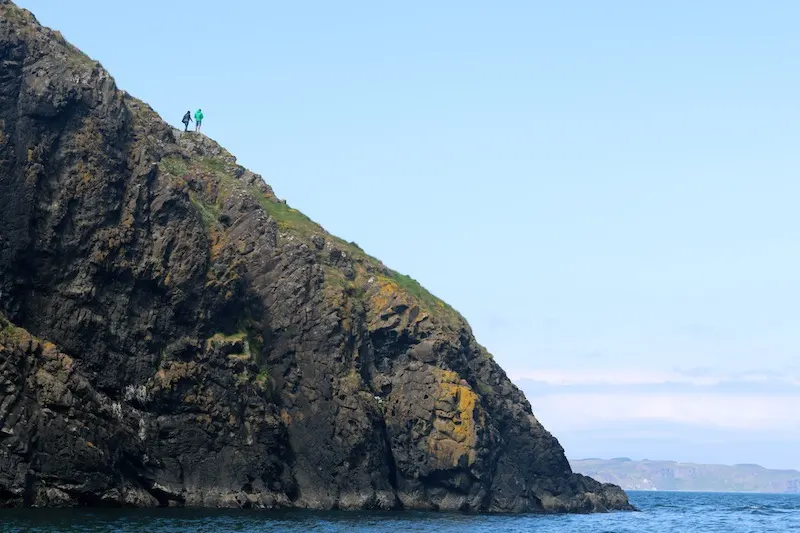 views from Carrick-a-Rede Rope Bridge