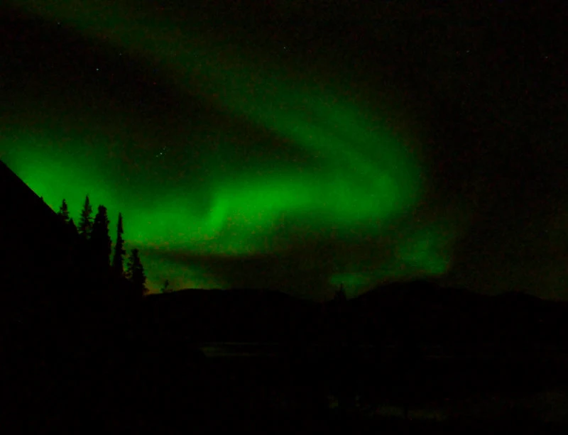 Searching for Northern Lights in the Yukon