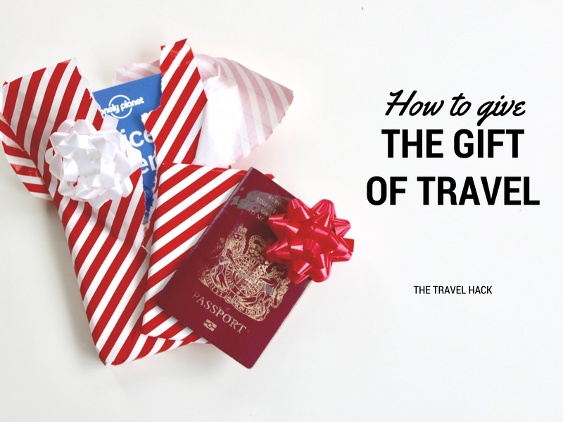 How to present a weekend away or a holiday as a gift