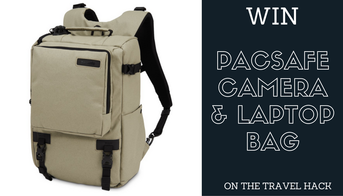 Win a pacsafe camera and laptop bag