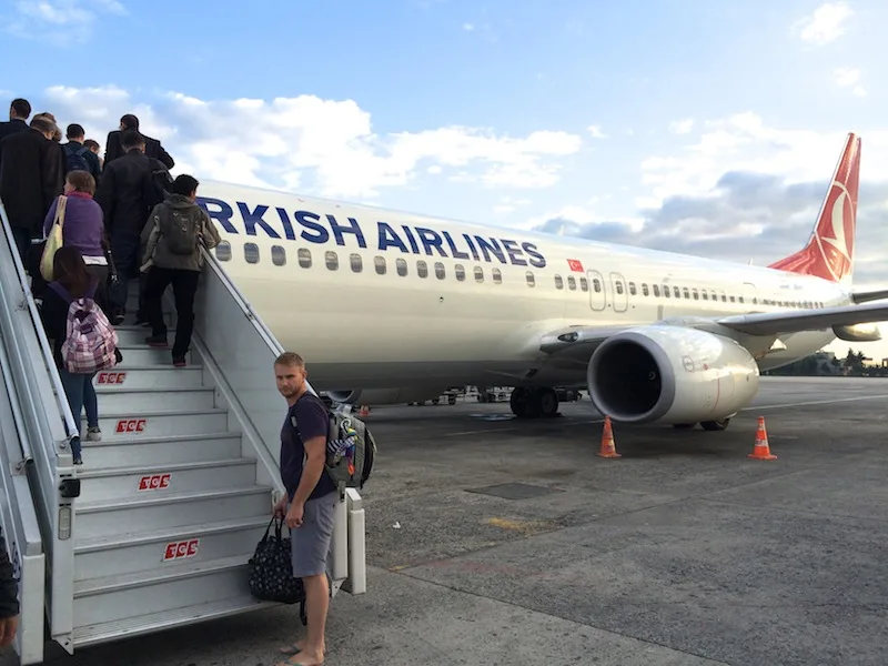 Flying with a baby with Turkish Airlines