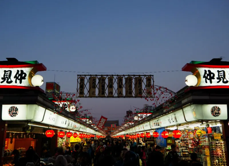 One day in Tokyo, Japan