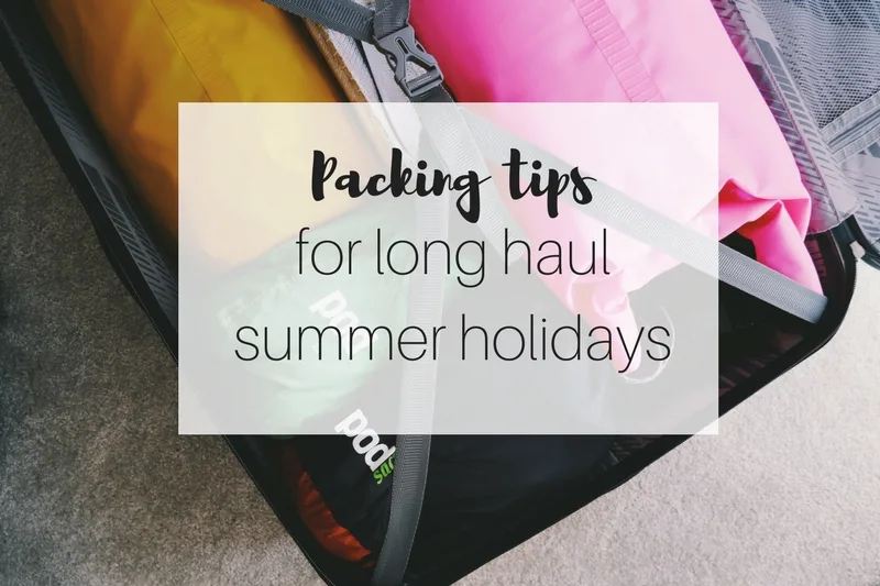 Space saving packing for Long Holidays