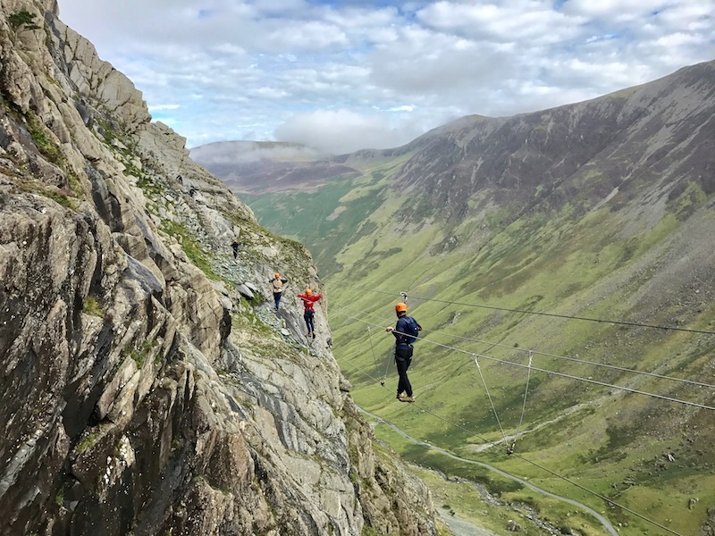 Via Ferrate Xtreme in the Lake District
