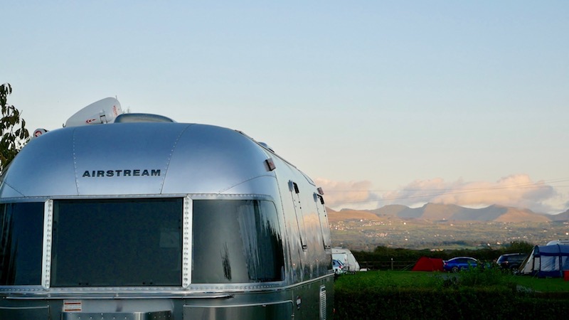 Our family weekend in Anglesey in an Airstream trailer