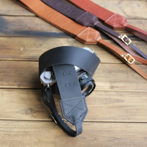Personalised Leather Camera Strap
