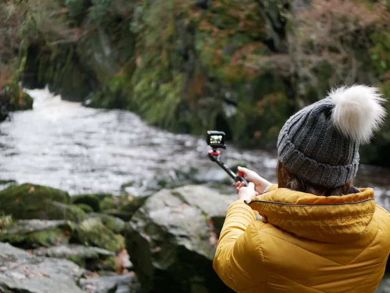 Spivo 360: Swivel Selfie Stick for GoPros, Smartphones and Action Cameras