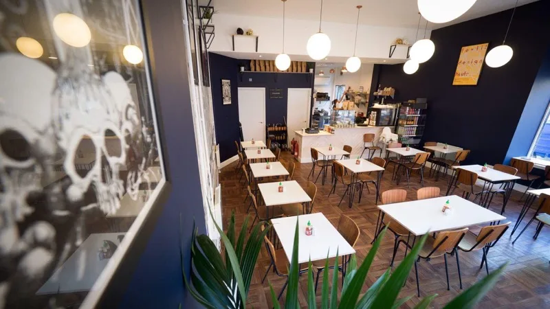 Cafe Strange Brew interior - The best places to eat and drink in Glasgow