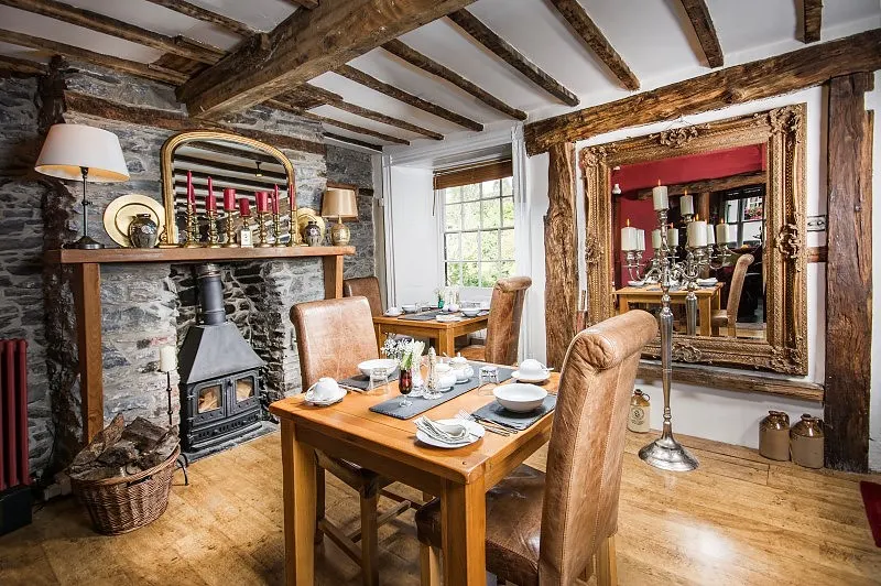 Tudor style interior at Cornerstones Guesthouse - 10 of the Best Llangollen Hotels
