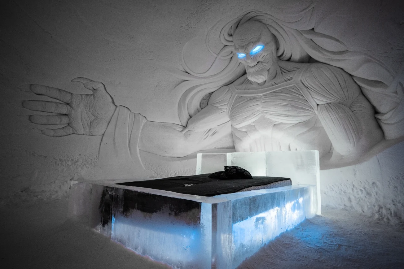 Game of Thrones theme at the SnowVillage - 9 Incredible places to stay in Finnish Lapland