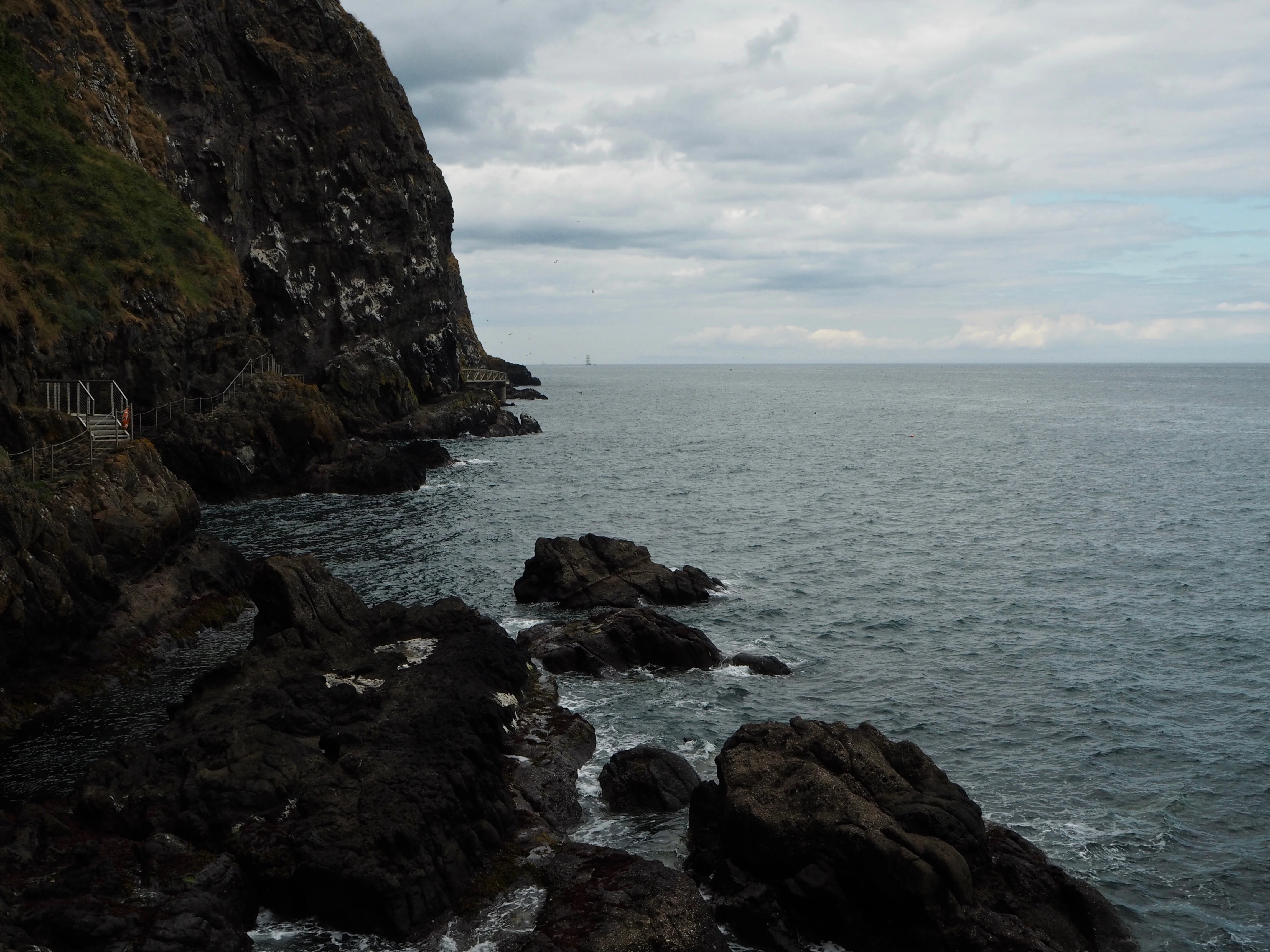 Cliffs at The Gobbins - Beyond the City Break in Belfast with Flybe and Avis
