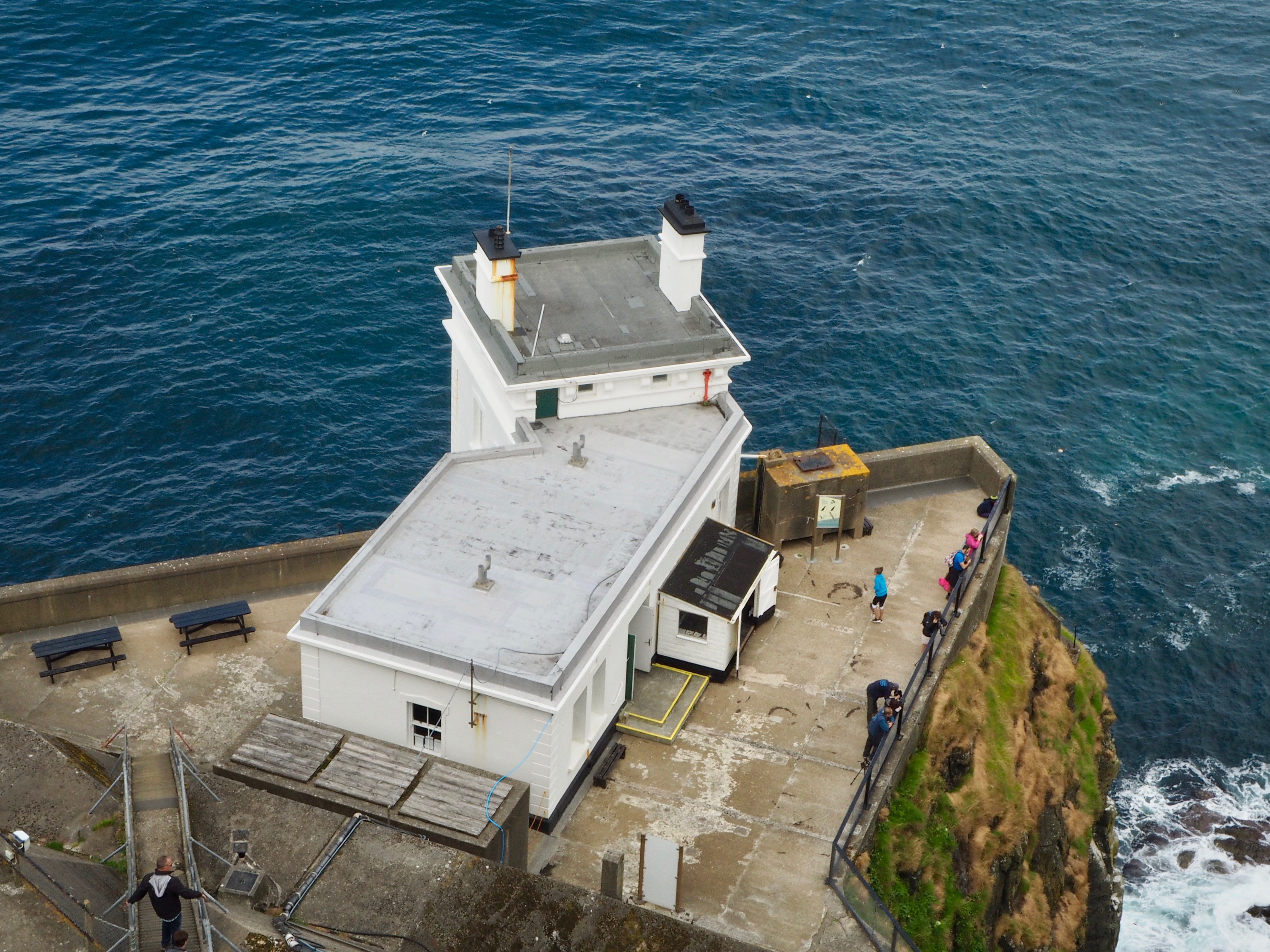 West Lighthouse Rathlin Island from above - Beyond the City Break in Belfast with Flybe and Avis