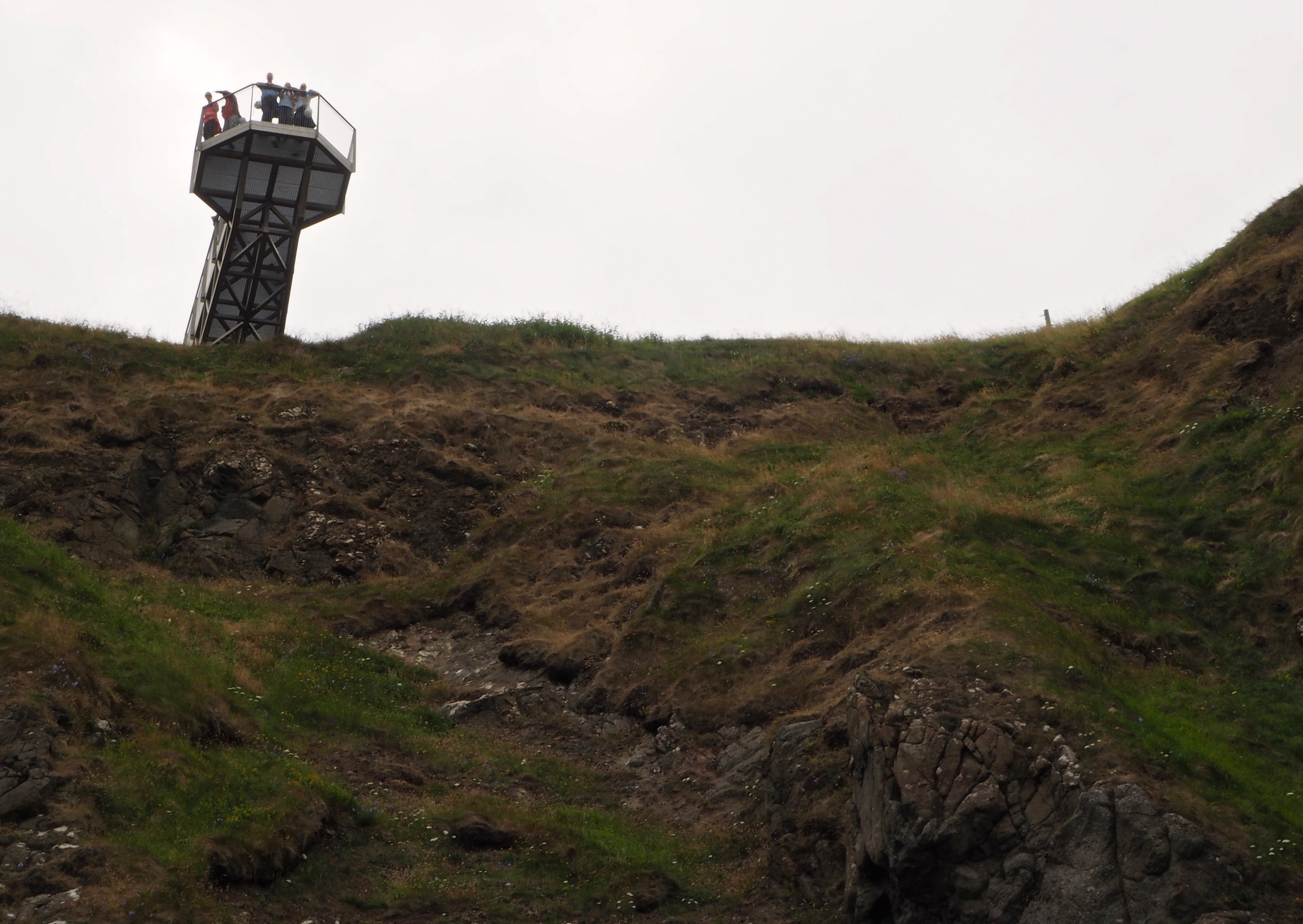 The Gobbins lookout platform from below - Beyond the City Break in Belfast with Flybe and Avis