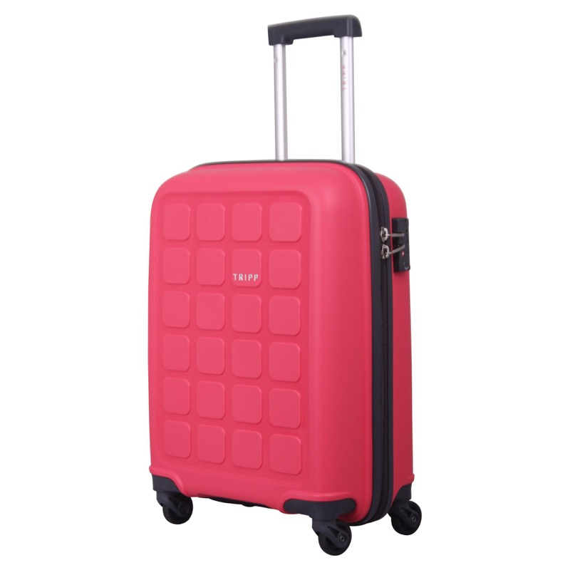 tripp raspberry cabin suitcase