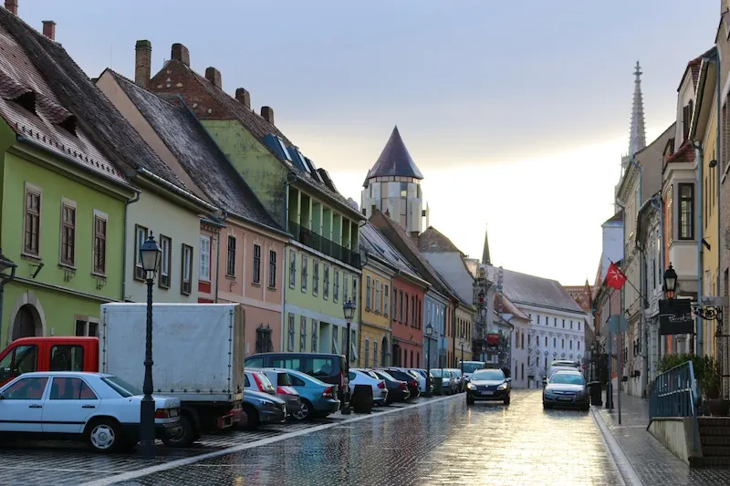 Pretty colourful houses in Budapest - The Top 10 Tours in Budapest, Hungary