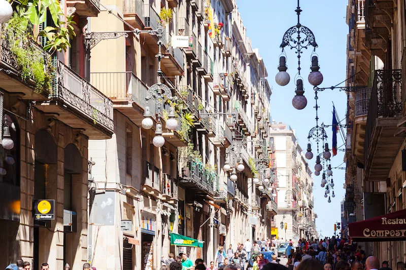 Street in Gothic Quarter - Top 10 tours in Barcelona and Beyond