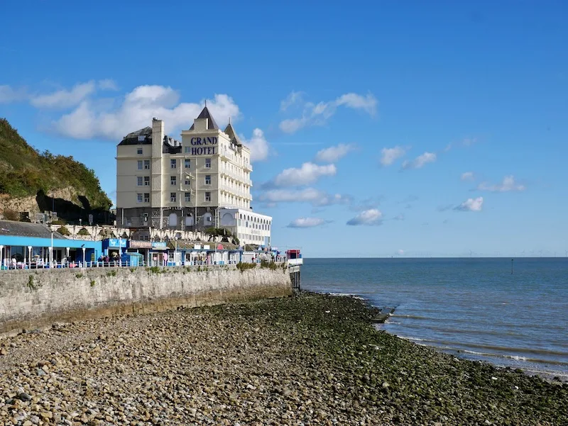 A family day on the North Wales coast