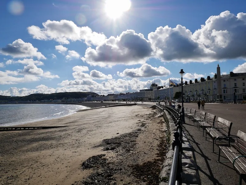 A family day on the North Wales coast